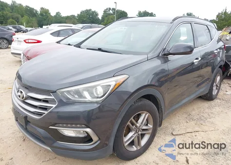 2017 Hyundai Santa Fe Sport 2.4L из США, поврежденный, VIN 5XYZU3LB1HG489475